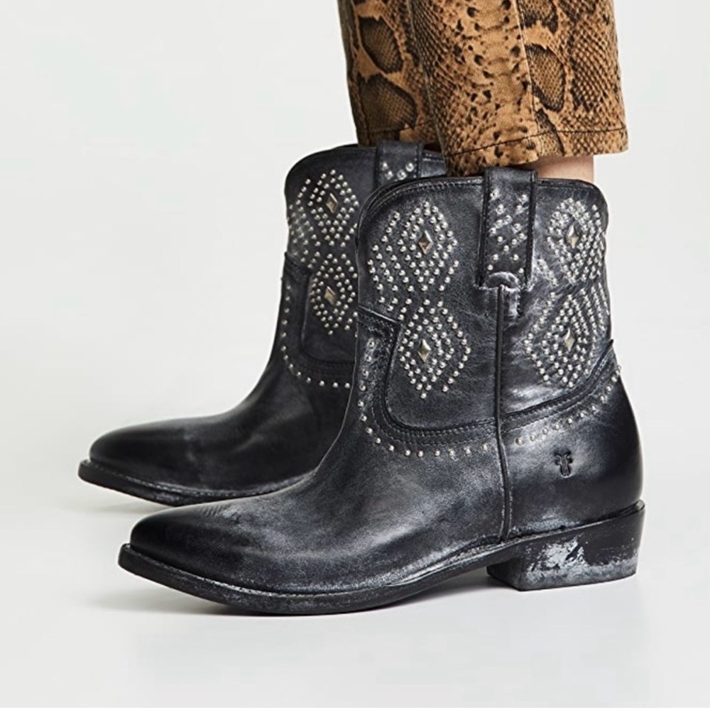 FRYE Billy Studded Short Boots